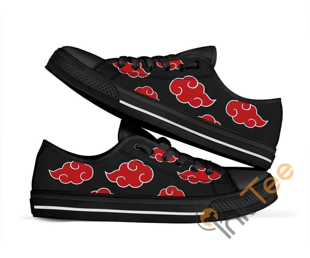 Akatsuki Naruto Custom Low Top Shoes