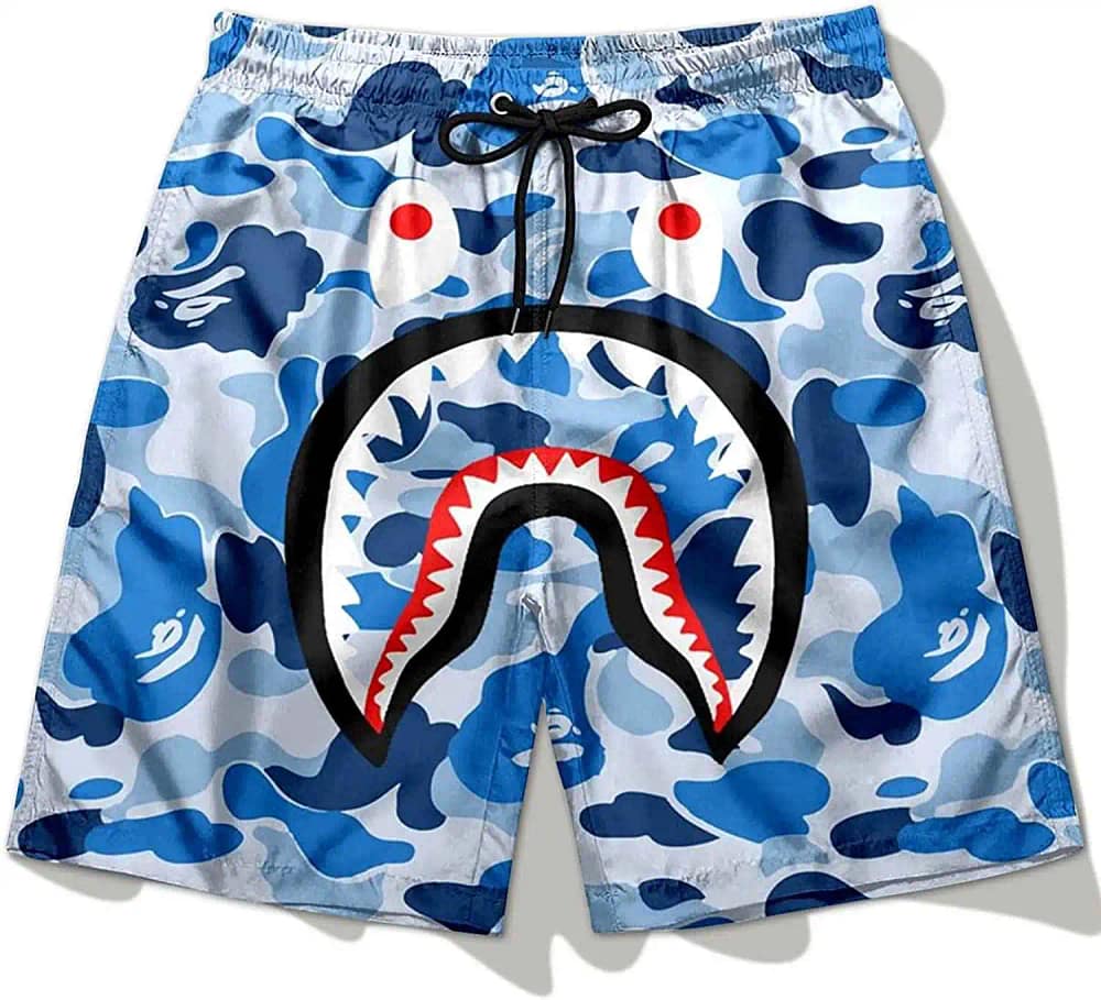 Men Bape Shark Swim Trunks Shorts