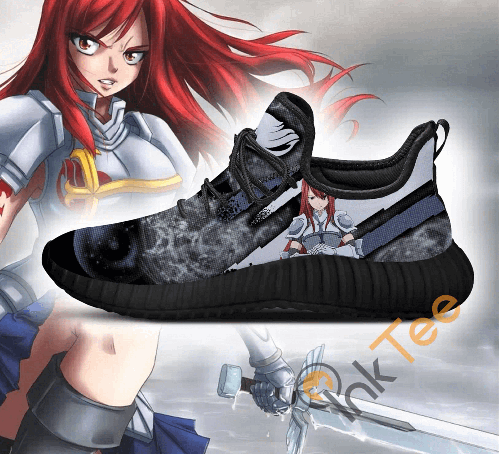 Inktee Store - Fairy Tail Erza Scarlet Knight Sporty Fairy Tail Anime Amazon Reze Shoes Image