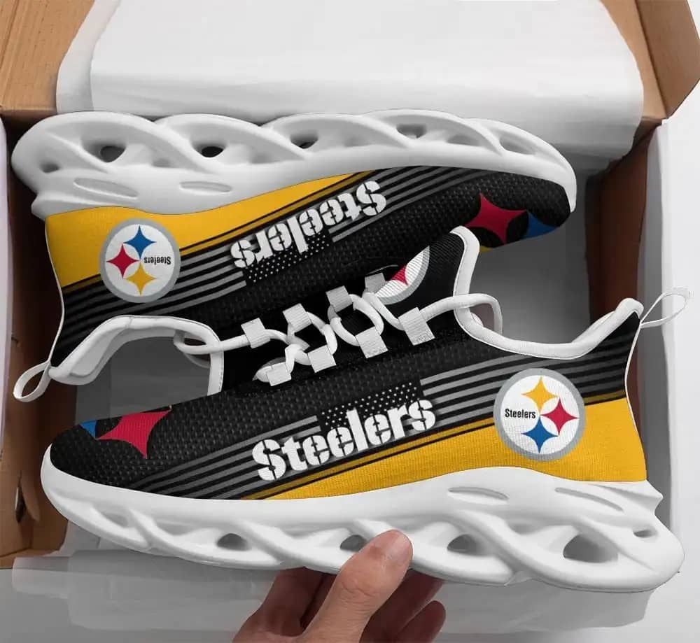 Pittsburgh Steelers Max Soul Amazon Max Soul Sneaker Shoes