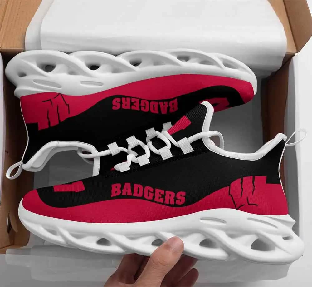 Wisconsin Badgers Ncaa Team Urban Max Soul Sneaker Shoes