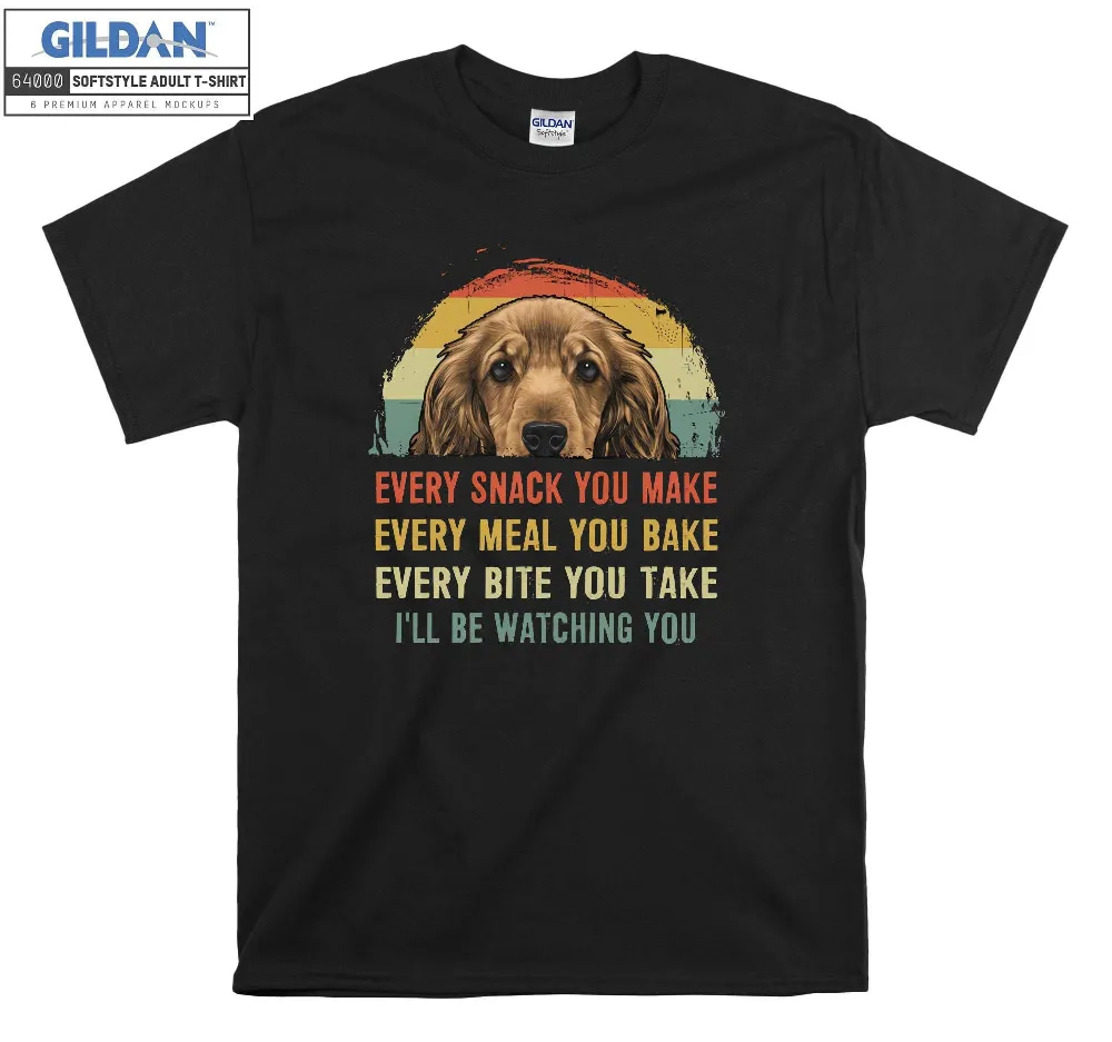 Inktee Store - Cocker Spaniel Tank Top I'Ll Be Watching You T-Shirt Image