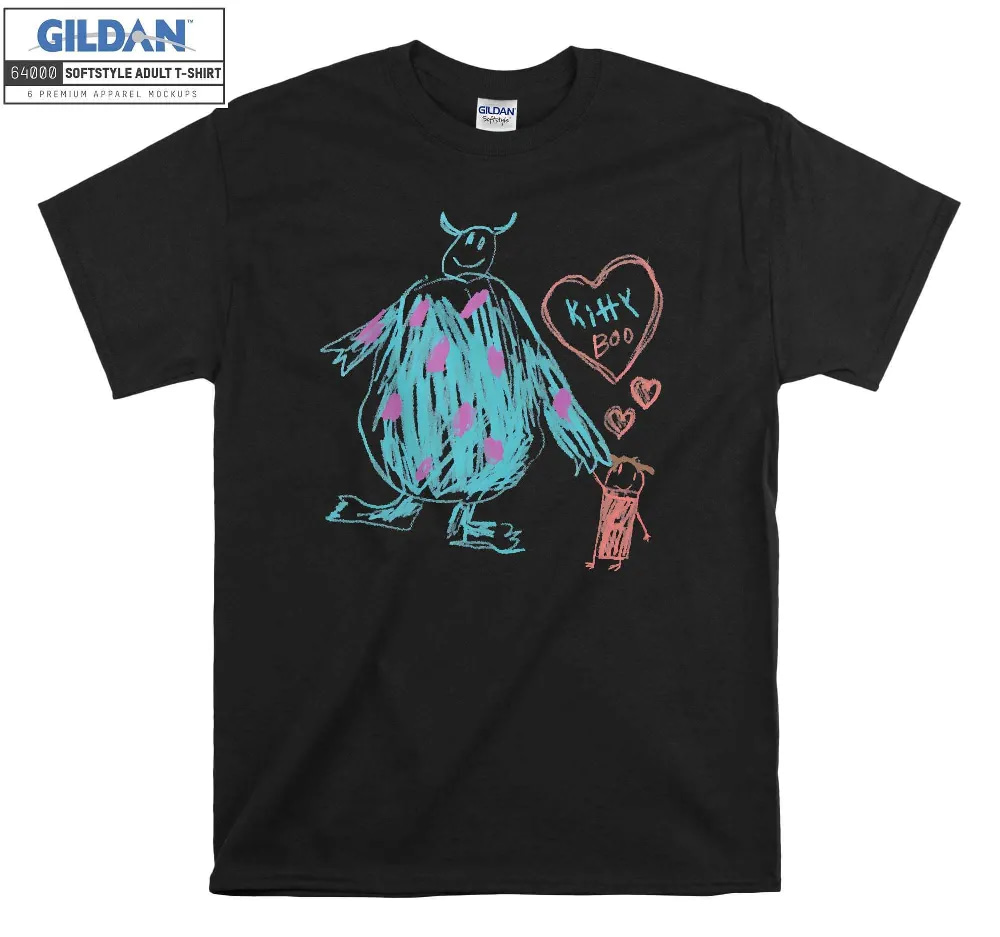 Inktee Store - Disney And Pixars Monsters Inc Sulley Kitty T-Shirt Image