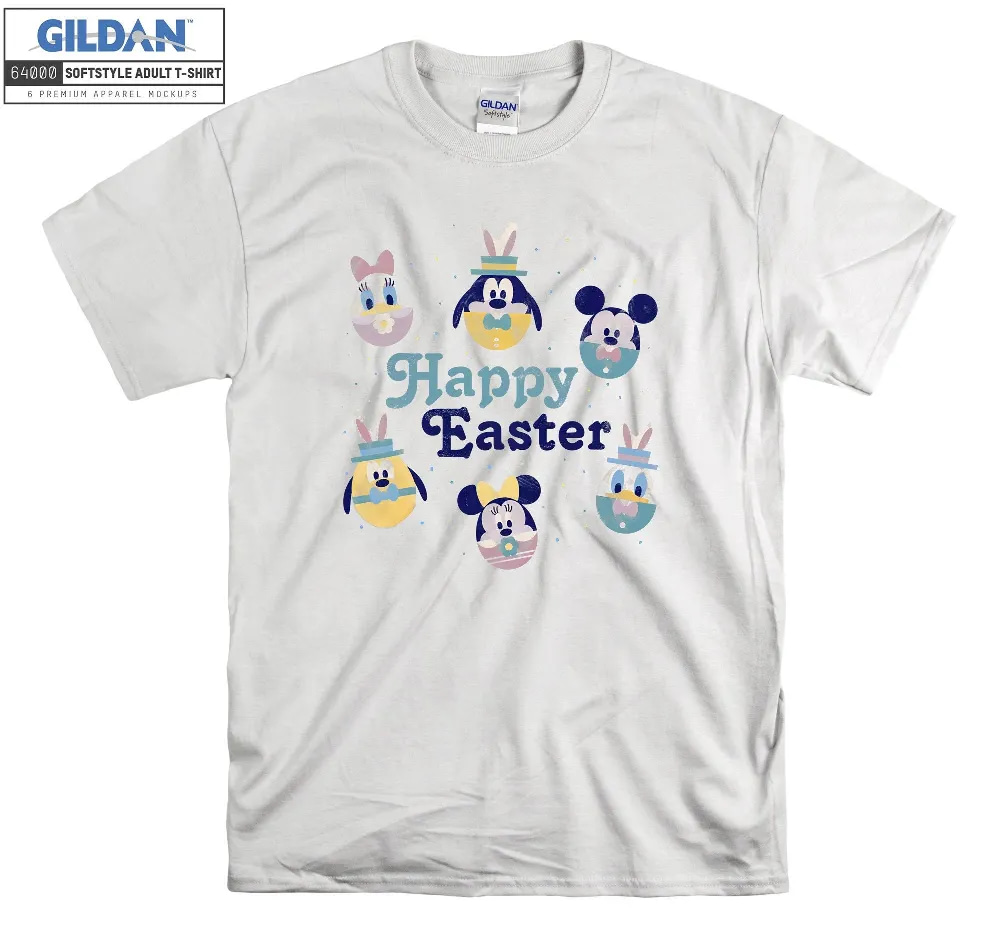 Inktee Store - Disney Mickey And Friends Happy Easter Eggs T-Shirt Image