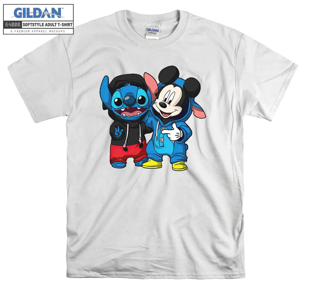 Inktee Store - Disney Stitch And Mickey Mouse Friends Lilo T-Shirt Image