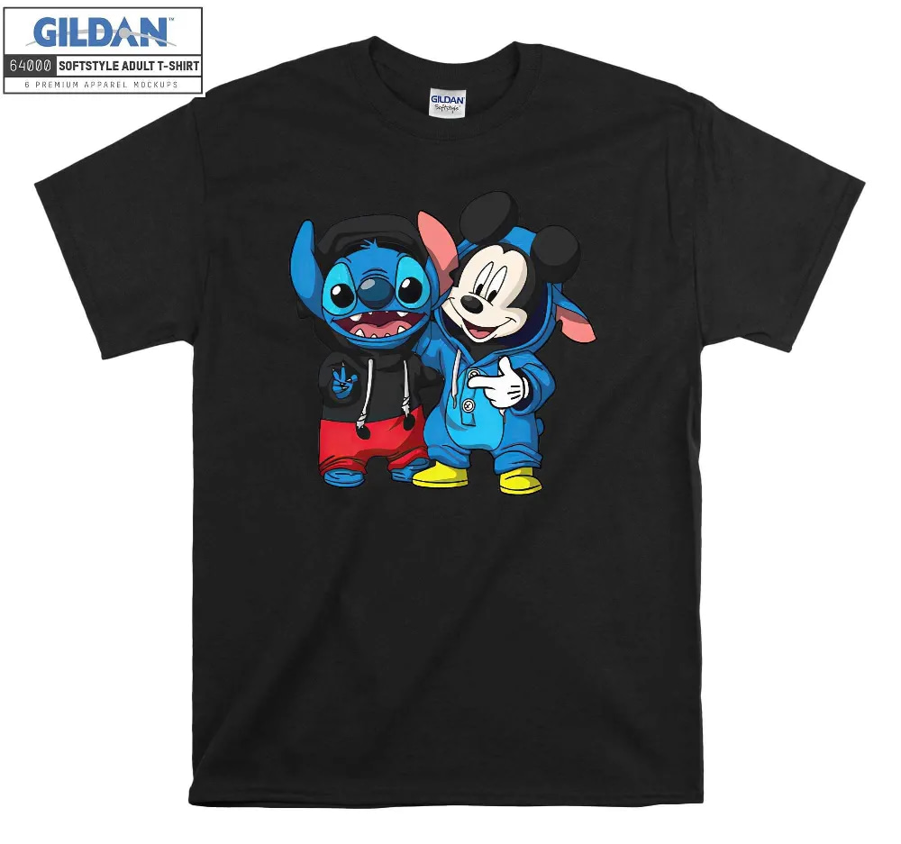 Inktee Store - Disney Stitch And Mickey Mouse Friends Lilo T-Shirt Image