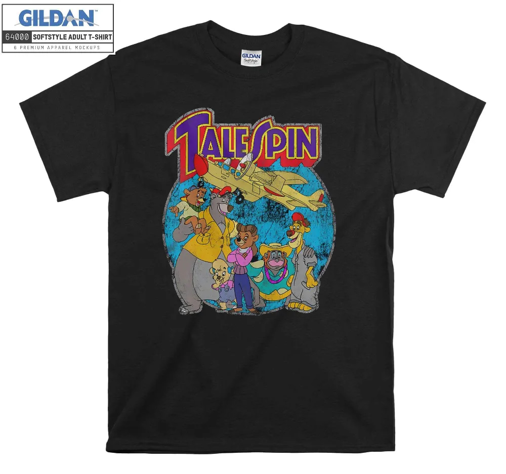 Inktee Store - Disney'S Talespin Graphic Main Cast Poster T-Shirt Image