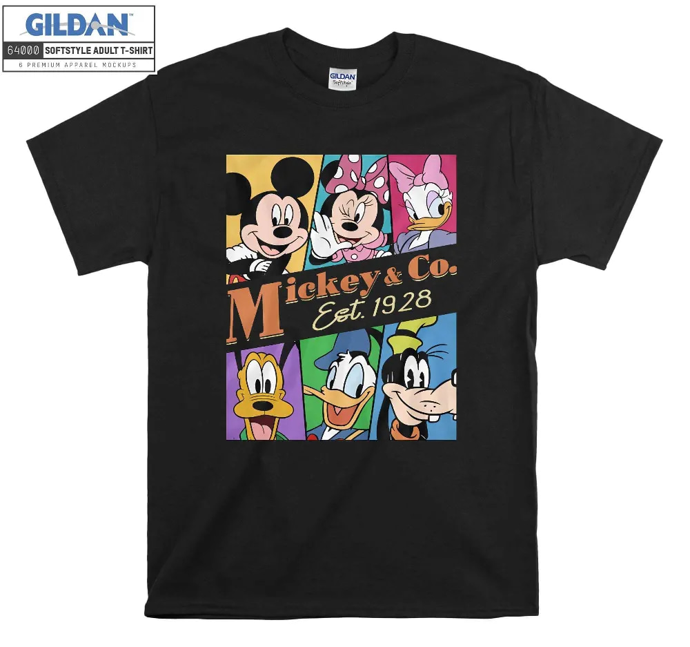 Inktee Store - Vintage Disney Mickey &Amp;Amp; Co Est 1928 T-Shirt Image