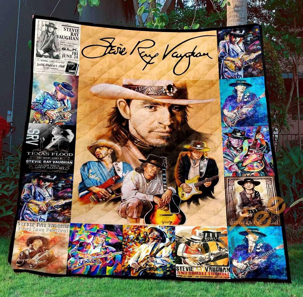 Stevie Ray Vaughan 1  Blanket Th1507 Quilt