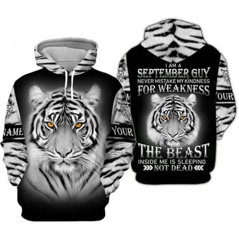 Custom Personalized Birthday September Guy Style 3 Pullover 3D Hoodie