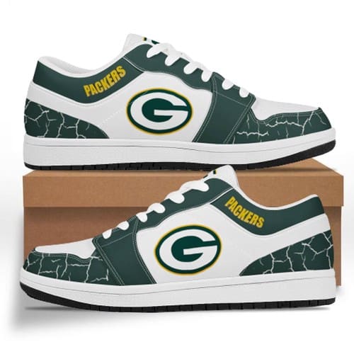 Green Bay Packers Casual Shoes Low Top Sneakers