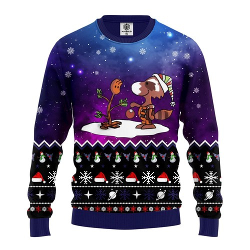 Guardian Of Galaxy X Snoopy Christmas Ugly Sweater