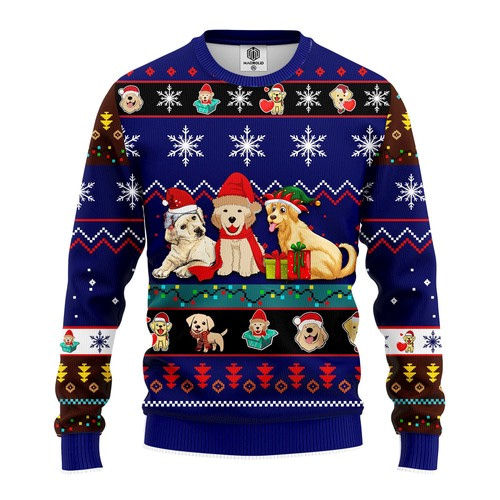 Labrador Retriever Noel Mc Christmas Brown Style Ugly Sweater