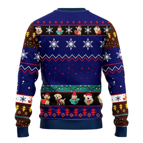 Inktee Store - Labrador Retriever Noel Mc Christmas Brown Style Ugly Christmas Sweater Image