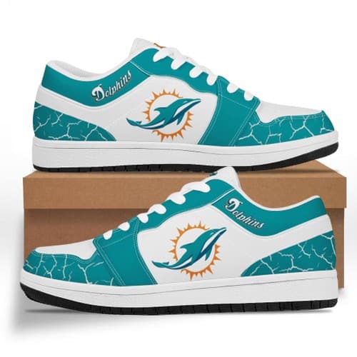 Miami Dolphins Casual Shoes Low Top Sneakers