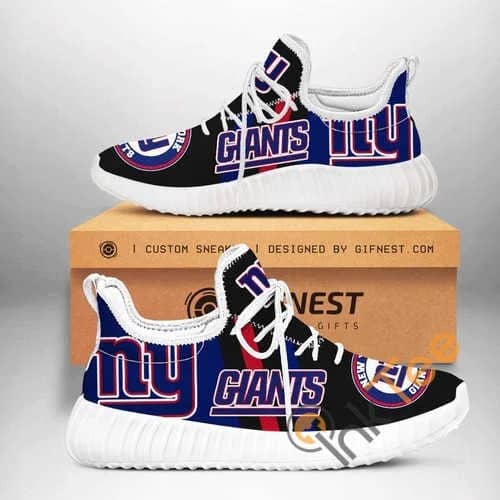 New York Giants Team Customize Yeezy Boost