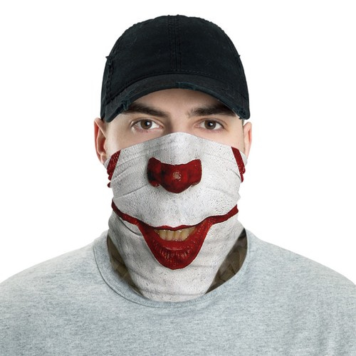 Pennywise Horror Halloween Neck Gaiter Bandana No4000 Face Mask