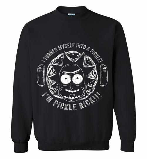 Inktee Store - Rick And Morty - I'M Pickle Rick! Sweatshirt Image