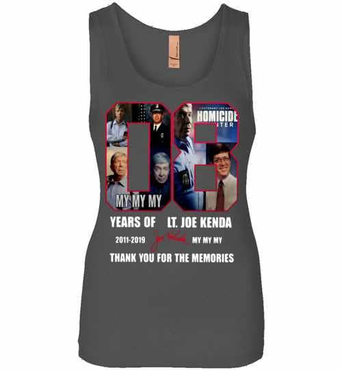 Inktee Store - 08Th Years Of Homicide Hunter Lt. Joe Kenda Womens Jersey Tank Top Image