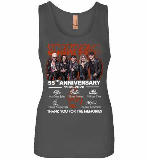 Inktee Store - 55Th Anniversary Scorpions 1965-2020 Womens Jersey Tank Top Image