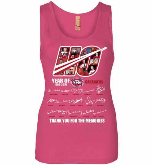 Inktee Store - 110Th Years Of Montreal Canadiens 1909-2019 Womens Jersey Tank Top Image