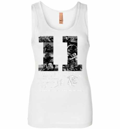 Inktee Store - 11Th Years Of Son Of Anarchy 2008-2019 Womens Jersey Tank Top Image