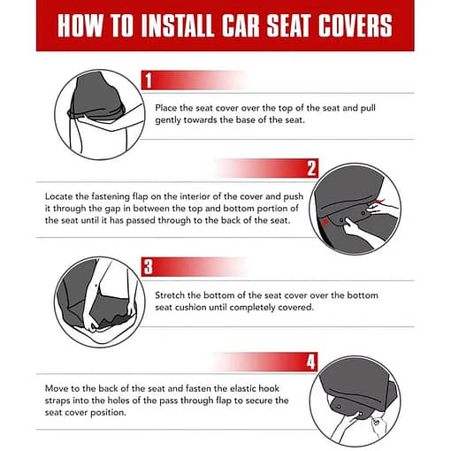 Install Car Seat Cover