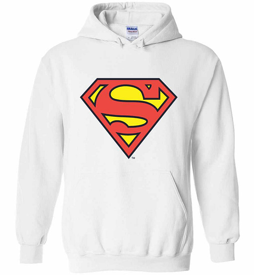 Inktee Store - Superman S-Shield Superman Logo Hoodie Image
