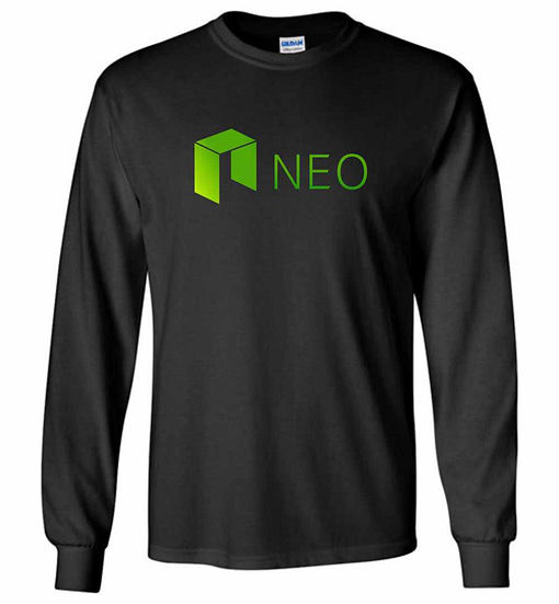 Inktee Store - Neo Cryptocurrency Long Sleeve T-Shirt Image