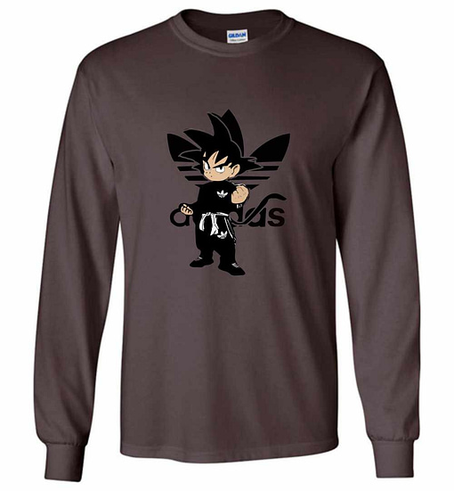 Inktee Store - Goku Adidbas Dragon Ball Bdz Anime Manga Long Sleeve T-Shirt Image