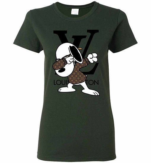 Snoopy Louis Vuitton Dabbing Women's T-Shirt - Inktee Store