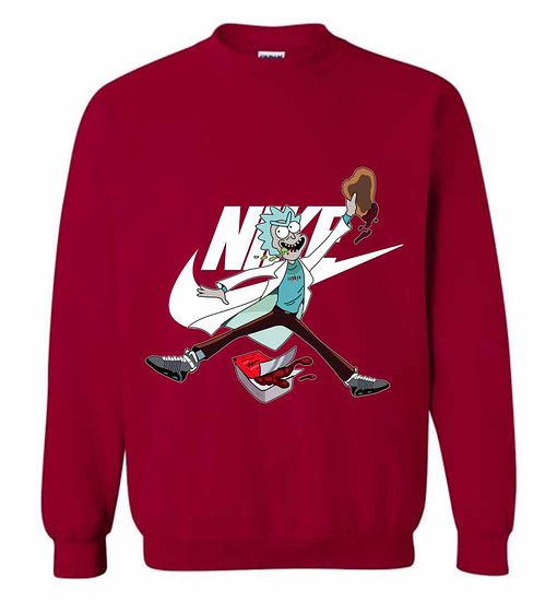 Inktee Store - Rick Nike Funny Sweatshirt Image