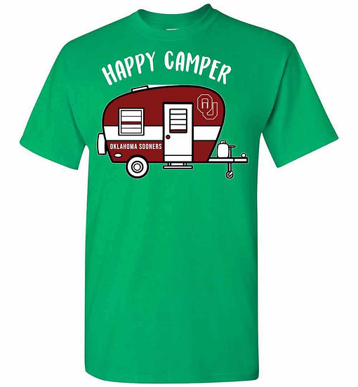 Inktee Store - Oklahoma Sooners Happy Camper Men'S T-Shirt Image