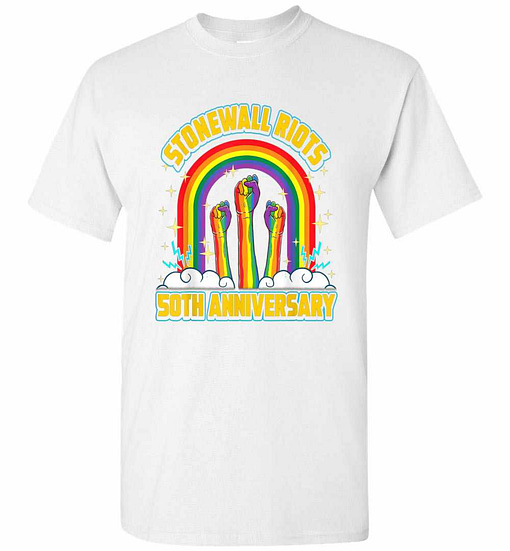 Inktee Store - Stonewall Riots 50Th Anniversary Gay Pride Month Men'S T-Shirt Image