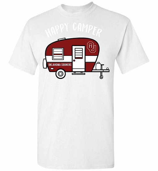 Inktee Store - Oklahoma Sooners Happy Camper Men'S T-Shirt Image