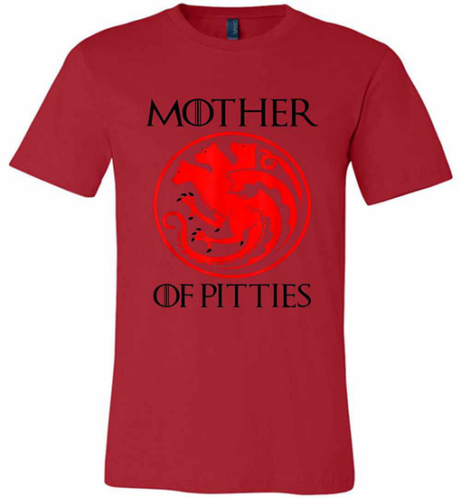 Inktee Store - Mother Of Pitties Pit Bull Lovers Premium T-Shirt Image