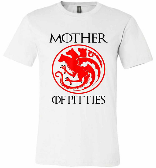 Inktee Store - Mother Of Pitties Pit Bull Lovers Premium T-Shirt Image