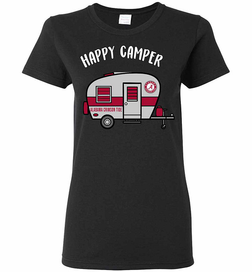 Inktee Store - Alabama Crimson Tide Happy Camper Women'S T-Shirt Image