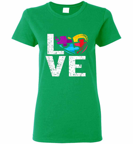 Inktee Store - Autism Awareness For Autism Mom Dad Women'S T-Shirt Image