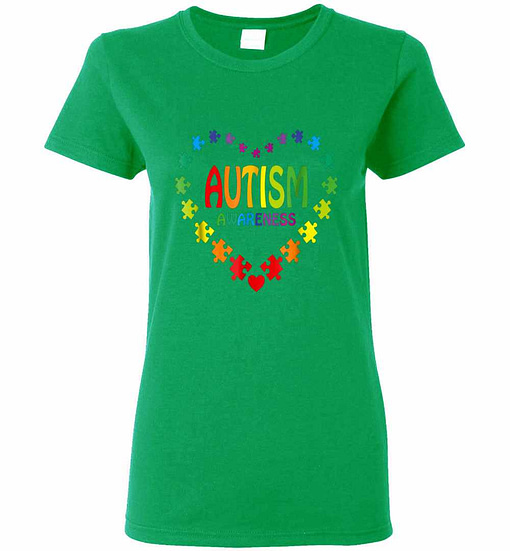 Inktee Store - World Autism Awareness 2 April 2019 Autism Cute Women'S T-Shirt Image