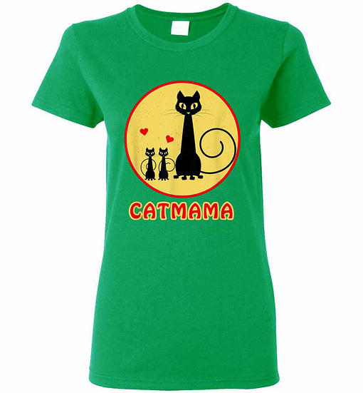 Inktee Store - Cat Mama Lovely Gift For Mom Mothers Day Women'S T-Shirt Image