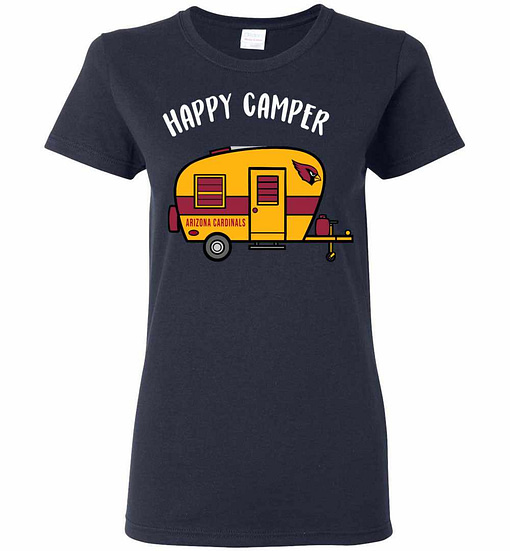 Inktee Store - Arizona Cardinals Happy Camper Women'S T-Shirt Image