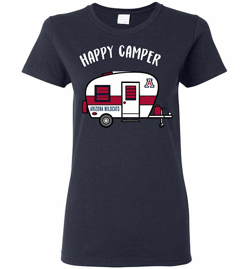 Inktee Store - Arizona Wildcats Happy Camper Women'S T-Shirt Image