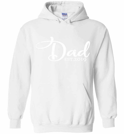 Inktee Store - Nice Dad Est 2019 First Time Fathers Day Hoodies Image