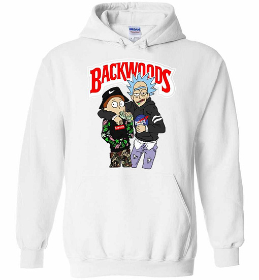 Inktee Store - Rick And Morty Backwoods Hoodies Image
