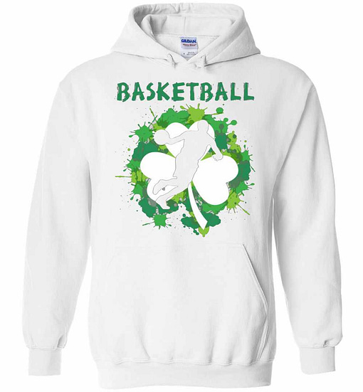 Inktee Store - Basketball Shamrock Irish St Patty'S Day Sport For Basketball Hoodies Image