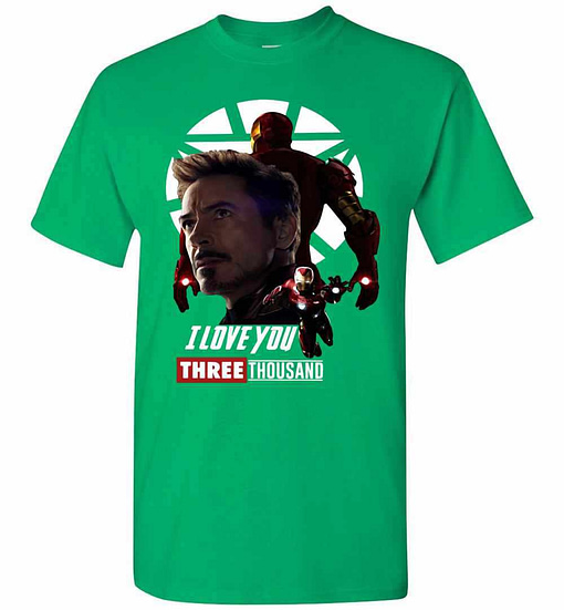 Inktee Store - Iron Man Tony Stark Marvel Avengers Endgame I Love You Men'S T-Shirt Image