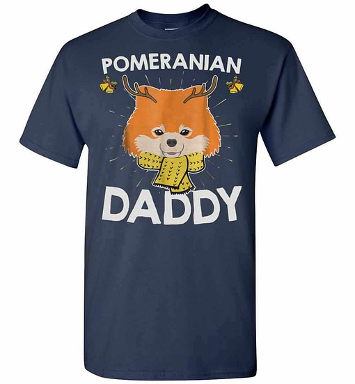 Inktee Store - Pomeranian Daddy Men'S T-Shirt Image