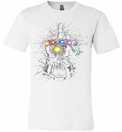 Inktee Store - Avengers Endgame Fuck Thanos Infinity Gauntlet Premium T-Shirt Image
