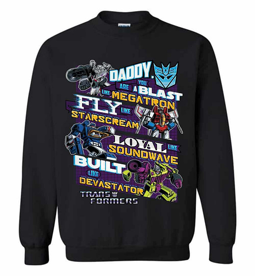 Inktee Store - Decepticons Father'S Day Transformers Sweatshirt Image